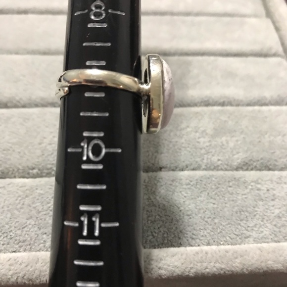 New Sterling Silver Adjustable Purple Genuine Utah Tiffany Stone Ring Size 9 Gem - Picture 3 of 13